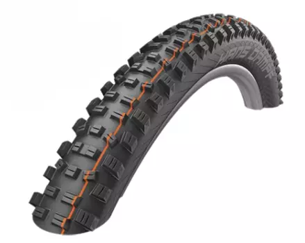 Велопокрышка Schwalbe HANS DAMPF, 27.5x2.35 650B (60-584), SnakeSkin, TLE, B/B-SK HS491, Addix Soft, черный, 11601104