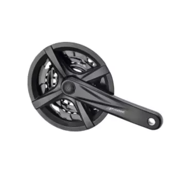 Система шатунов велосипедная PROWHEEL, для MTB Enthusias, для 9-скоростей, 175 мм, 40/30/22Т, черный, TF-CU01