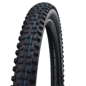 Велопокрышка Schwalbe HANS DAMPF Evo, 27.5x2.35, 67 EPI, 980 гр, фолдинговая, бескамерная, черная, 11653971.01