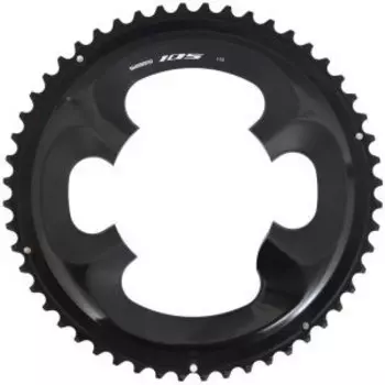 Звезда передняя Shimano 105, для FC-R7000, 53T-MW для 53-39T, черная, Y1WV98050