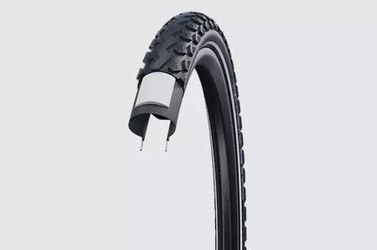 Велопокрышка Schwalbe LAND CRUISER PLUS 28x2.15 (55-622), Puncture Guard, HS450, SBC, 50EPI, 11159238