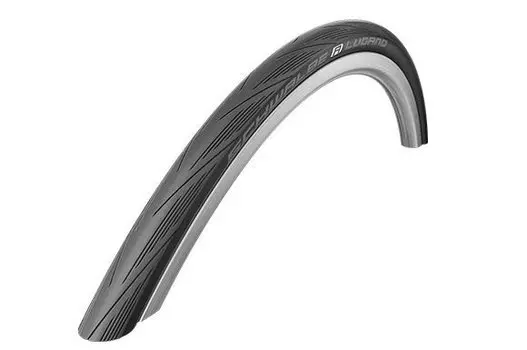 Велопокрышка Schwalbe Lugano, 28x1.10 (28-622), слик, шоссе, черный, 11101029