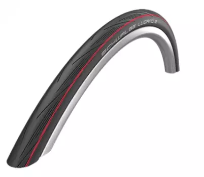 Велопокрышка Schwalbe LUGANO II, 700x25C (25-622), K-Guard, B/RS/B-SK, HS471, SiC, 50EPI, Red Stripes, 11159021