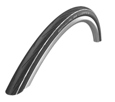 Велопокрышка Schwalbe LUGANO II, 700x25C (25-622), K-Guard, B/WS/B-SK, HS471, SiC, 50EPI, White Stripes, 11159023
