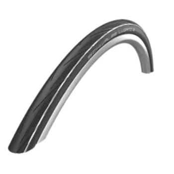 Велопокрышка Schwalbe LUGANO II, 700x25C (25-622), K-Guard, B/WS/B-SK, HS471, SiC, 50EPI, White Stripes, 11159023