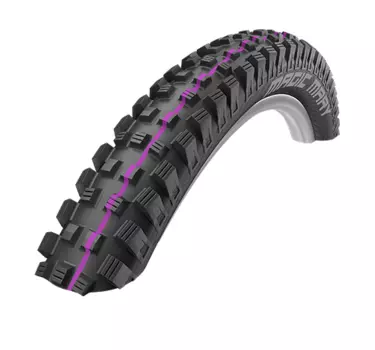 Велопокрышка Schwalbe Magic Mary Evo Downhill, 27,5x2,35, 650B, Addix, U-Soft wired, 11100747.02