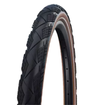 Велопокрышка Schwalbe MARATHON EFFICIENCY Evo, 27.5x2.35, 815г, фолдинговая, цвет Transparent-Skin-Reflex, 11654424