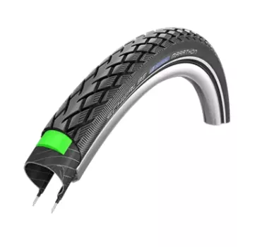 Велопокрышка Schwalbe MARATHON Performance, 26x1.25 (32-559), GreenGuard, TwinSkin, Reflex, черный, 05-11100144