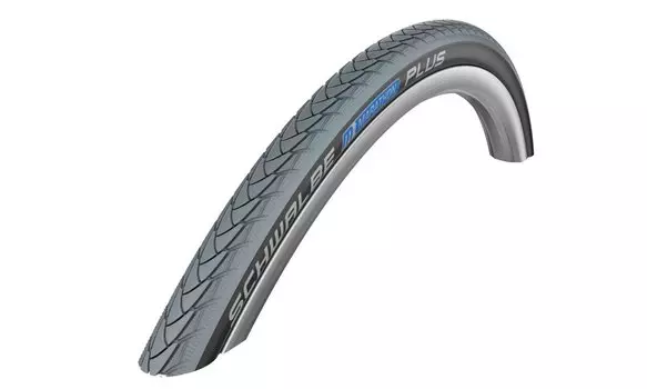 Велопокрышка Schwalbe MARATHON PLUS, 24x1 3/8 (37-540), S-Guard, HS440, серый/черный, 10281540