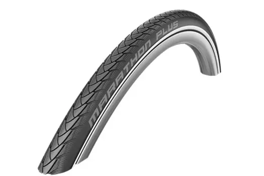 Велопокрышка Schwalbe Marathon Plus, 26x1.00 (25-590), для колясок, защита, черный, 10284440