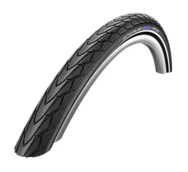 Велопокрышка Schwalbe Marathon Racer 28x1.50 (40-622), SpeedGrip, RaceGuard, Black-Reflex, 11100289