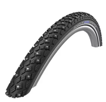 Велопокрышка Schwalbe MARATHON WINTER PLUS, 20x1.60 (42-406), 168 шипов, SmartGuard, B/B+RT, антипрокол, 05-11116448.02