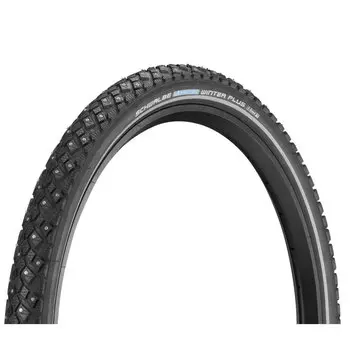 Велопокрышка Schwalbe MARATHON WINTER PLUS, Spiketires, wired, SmartGuard, black/reflex, Wi, 20х2,15 (55-406), УТ0001433