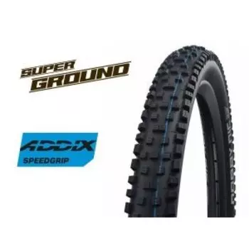 Велопокрышка Schwalbe NOBBY NIC Evo, 27.5x2.40, 67 EPI, 812 гр, фолдинговая, бескамерная, черная, 11654109.01