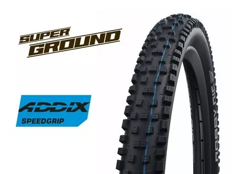 Велопокрышка Schwalbe NOBBY NIC Evo, 29x2.40, 67 EPI, 980 гр, фолдинговая, бескамерная, черная, 11654142.01