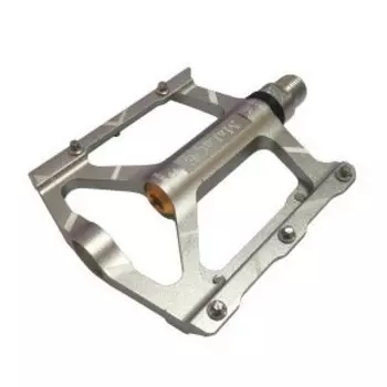 Педали алюминиевые MALAGE CNC, 90х94х11мм, ось CrMo, 3 подшипника, сменные шипы, вес 288г/пара, mlg-CK563