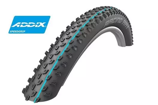 Велопокрышка Schwalbe RACING RAY 29x2.10 (54-622), SnakeSkin TLE B/B-SK HS489 Addix Spgrip, 67EPI, 11601130