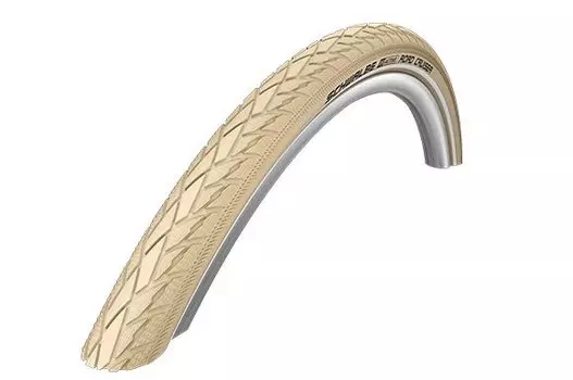 Велопокрышка SCHWALBE ROAD CRUISER 26x1.75 (47-559), K-Guard, TwinSkin, HS484, SBC, 50EPI, Creme-Reflex, 11101267