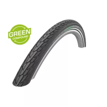 Велопокрышка Schwalbe ROAD CRUISER 27.5x1.65 650x42B (44-584), K-Guard, Active, HS484, GREEN, 50EPI, 11101304