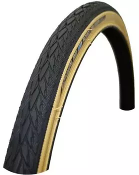 Велопокрышка Schwalbe Road Cruiser 28x1.75(47-622), защита от проколов, черный/коричневый, 11151671