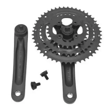 Система шатунов велосипедная PROWHEEL AL-6061-T6, CHAINLINE: 50, BCD: 104/64, под квадрат, SWIFT-251*175mm, (48/38/28)