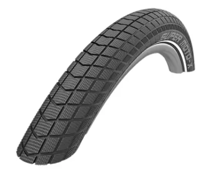 Велопокрышка Schwalbe SUPER MOTO-X 20"x2.40 (62-406), G-Guard, B/B-SK+RT, HS439, DC, 67EPI, Black-Reflex, 11101327.01