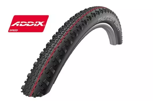 Велопокрышка Schwalbe THUNDER BURT 27,5"х2,25, 57-584, Evo, SnakeSkin, TLE, Folding, 11600655.01