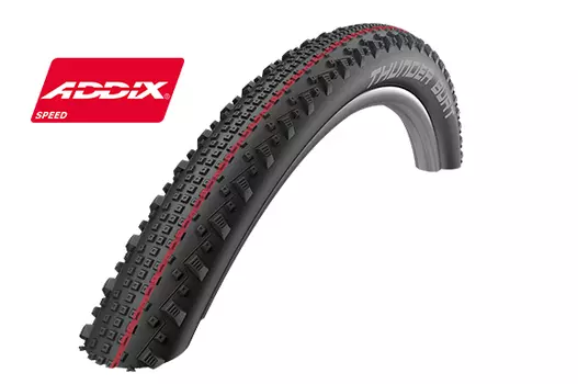 Велопокрышка Schwalbe THUNDER BURT 29"x2.10 (54-622), Evolution Line, SS, Folding, Addix Speed, 67EPI, 11600562.02
