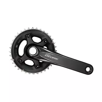 Система шатунов велосипедная SHIMANO Deore M6000-B2, 175 мм, 36/26T, без каретки, CL+3мм, черный, EFCM6000BEX66X