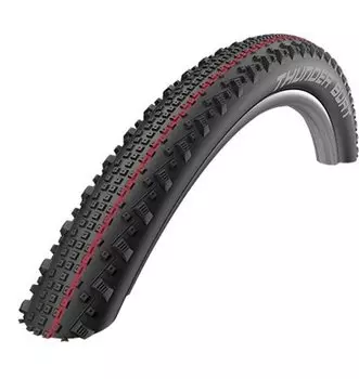 Велопокрышка Schwalbe THUNDER BURT, Evolution Line, 29 x 2.35, складная, DDIX Speed, Super Ground, черный, 11654235