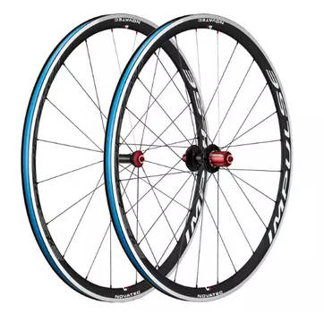 Комплект колёс NOVATEC IMPULSE 700C, под ободные тормоза, черный