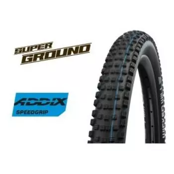 Велопокрышка Schwalbe Wicked Will 27.5 x 2.40, фолдинговая, бескамерная, черная, 11654274