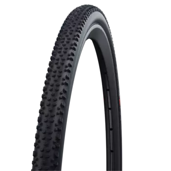 Велопокрышка Schwalbe, X-ONE ALLROUND Performance Line, 28x1.30, 67 EPI, 390 гр, бескамерная, цвет черный, 11654221