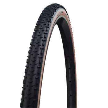 Велопокрышка Schwalbe, X-ONE R Evolution Line, 28x1.30, 67 EPI, 395 г, фолдинговая, цвет Transparent Sidewall, 11654463