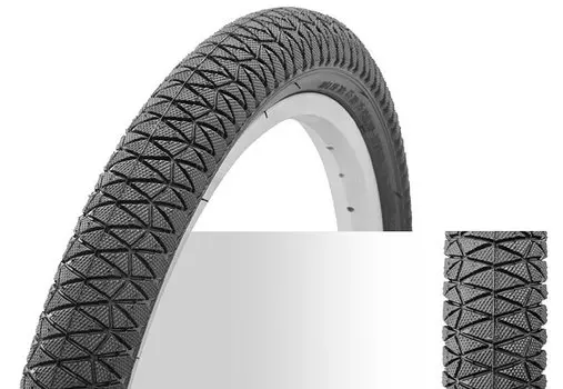 Велопокрышка SEYOUN SY-B012, 16" x 1.95", без камеры, черный, 620201