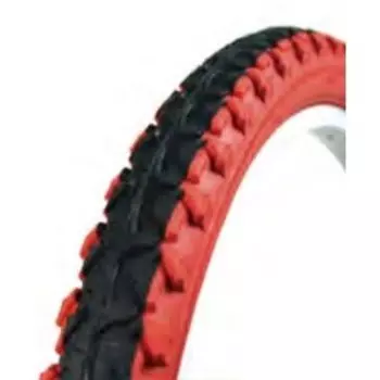 Велопокрышка STELS 16"x2.125" XR-109 BrainY с красной полосой без камеры, 690050