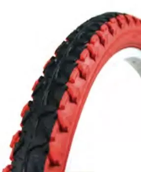 Велопокрышка STELS 20"x2.125" XR-109 BrainY с красной полосой без камеры, 690051