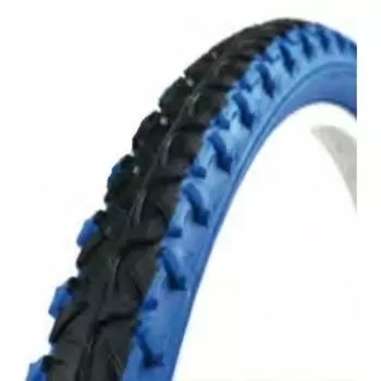 Велопокрышка STELS 20"x2.125" XR-109 BrainY с синей полосой без камеры, 690053