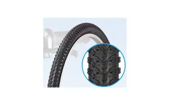 Велопокрышка TRIX, 26"х 2.125 (57-559) TXBM-036, горная, низкая, черная, BM-036 BLACK