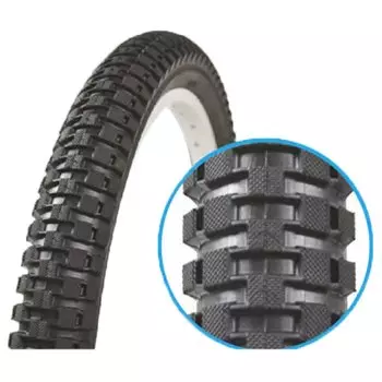 Велопокрышка TRIX TXBM-020, 20"х 2.30 (60-406), BMX, черная, BM-020 BLACK