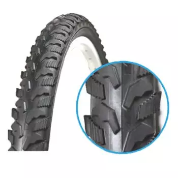 Велопокрышка TRIХ, 26"х 1.95 (54-559), горная высокая, черная, TYTX-002-M