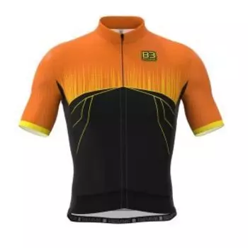 Веломайка Biemme ARTIC RACE AB21, короткий рукав, оранжево-черный 2020, A11L2012M