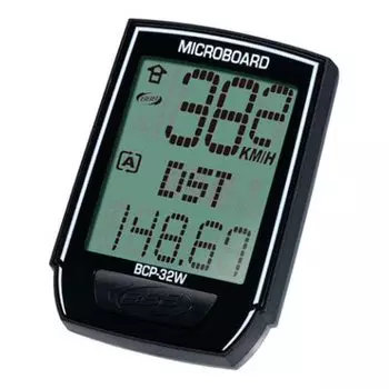 Велокомпьютер BBB MicroBoard, 13 функций, беспроводной, черный, BCP-32W