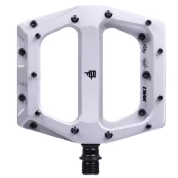 Педали велосипедные DMR Vault Brendog Signature, белый, DMR-VAULT-S-BREN