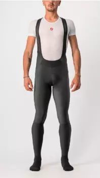 Велорейтузы Castelli VELOCISSIMO 5, с лямками, черный/серебристые отражатели (Размер: XXXL)