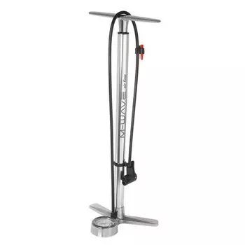 Насос велосипедный M-WAV, напольный, алюминиевый, 10 бар/145 PSI, серебристый, 5-470531