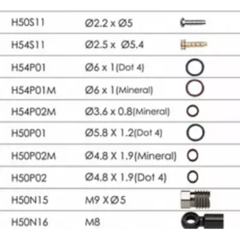 Прокладка O-ring BENGAL, 5.8X1.2(DOT4), для AVID, H50P01100