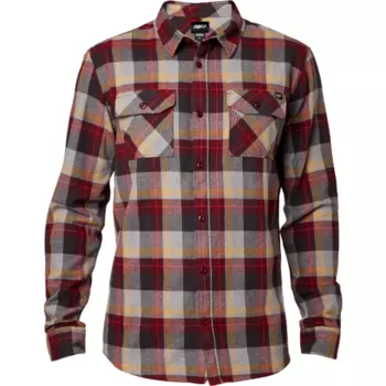 Велорубашка Fox Traildust LS Flannel Burgundy 2016