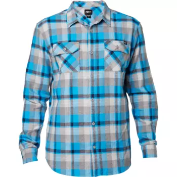 Велорубашка Fox Traildust LS Flannel, синий 2016