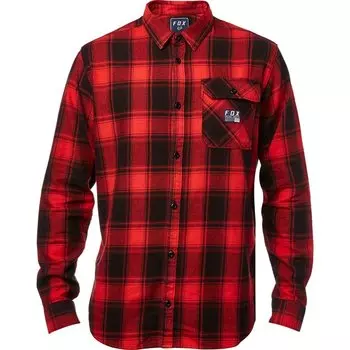 Велорубашка Fox Voyd Flannel, черно-красный 2018